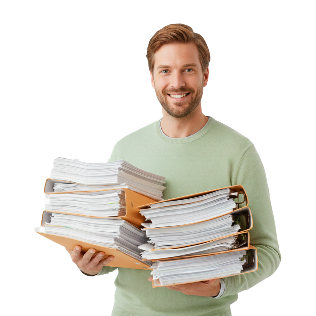 Abogado Online de Tramitalia, cargando archivos de sus casos